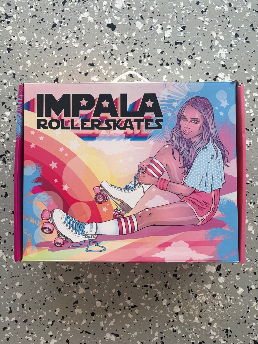 Women's Roller Skates - Pink & White